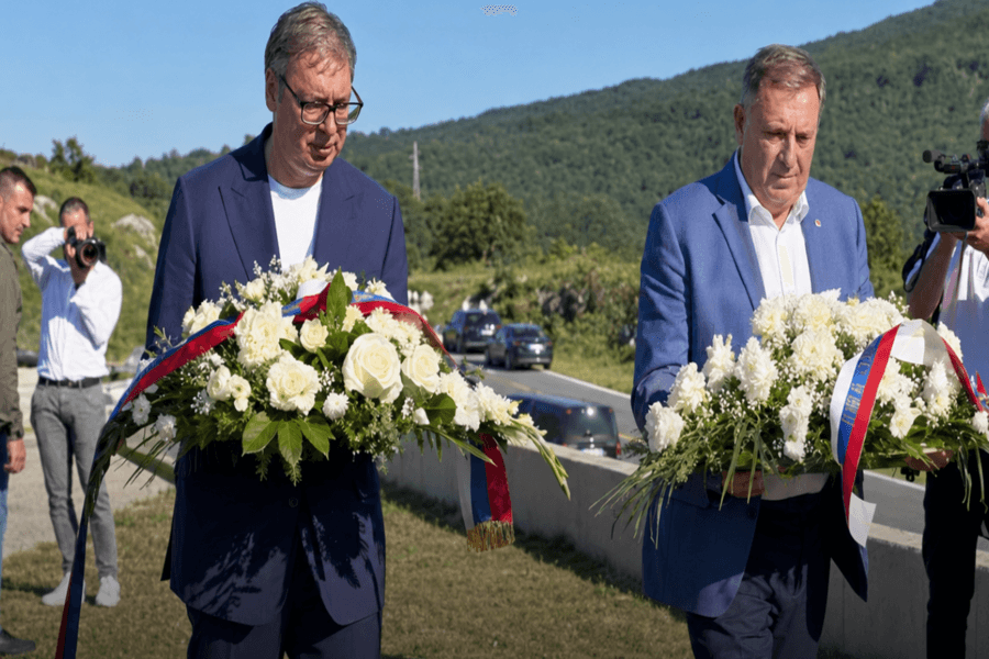 Serbian Leaders' Memorial Act Sparks Regional Controversy