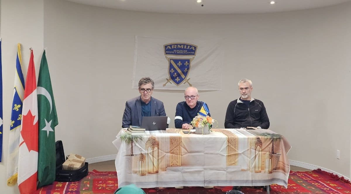 Canadian Bosnians Mark Prijedor White Armband Day